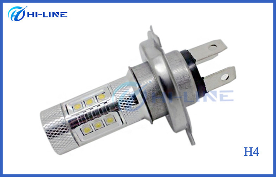 2X DC12V H4 80W High Power Car LED Fog Light Bulbs Day Driving Replace Bulb Lamp White 6000k